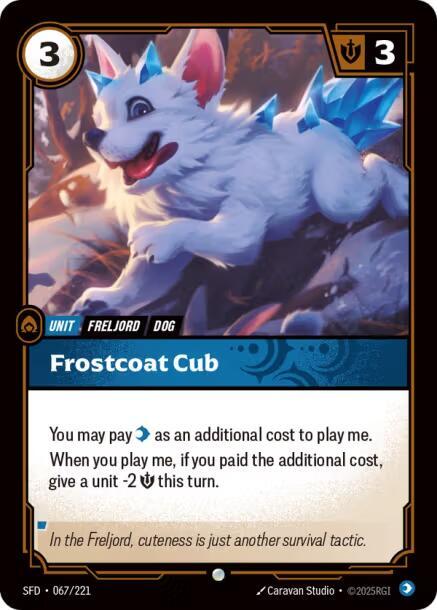 Frostcoat Cub - 067/221 - Spiritforged (SFD) - Normal