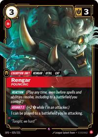 Rengar - Pouncing - 025/221 - Spiritforged (SFD) - Foil