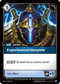 Experimental Hexplate - 073/221 - Spiritforged (SFD) - Normal
