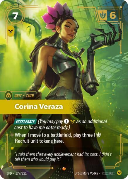 Corina Veraza - 179/221 - Spiritforged (SFD) - Foil - Riftbound TCG Card