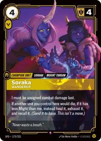 Soraka - Wanderer - 173/221 - Spiritforged (SFD) - Foil