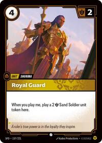 Royal Guard - 157/221 - Spiritforged (SFD) - Normal