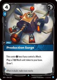 Production Surge - 076/221 - Spiritforged (SFD) - Foil