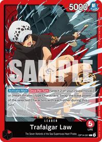 Trafalgar Law - OP14-001 - OP14-001 - The Azure Sea's Seven (OP14) - Normal