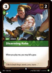 Disarming Rake - 032/221 - Spiritforged (SFD) - Foil