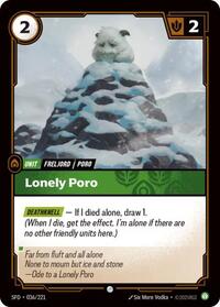 Lonely Poro - 036/221 - Spiritforged (SFD) - Normal