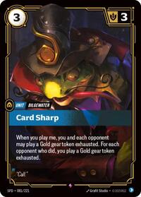 Card Sharp - 081/221 - Spiritforged (SFD) - Foil