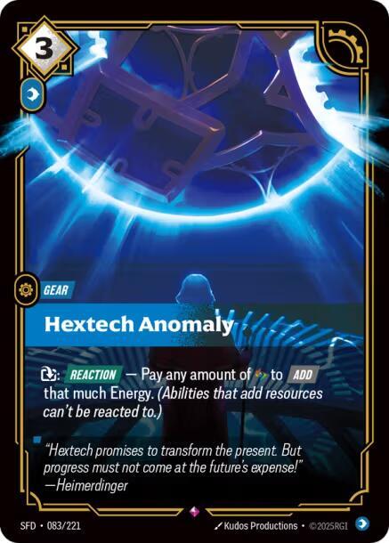 Hextech Anomaly - 083/221 - Spiritforged (SFD) - Foil