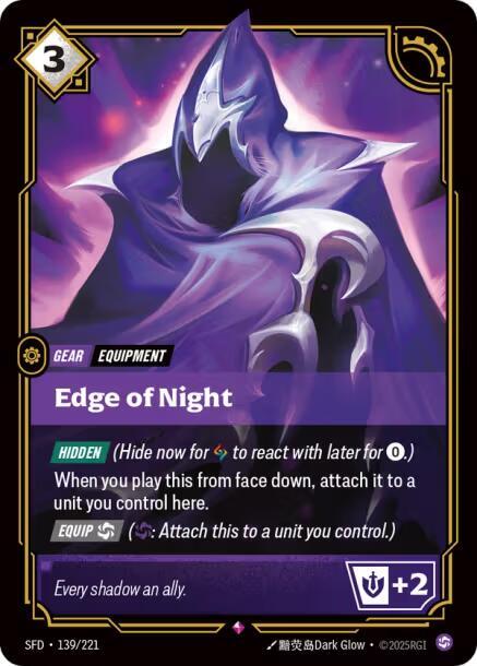 Edge of Night - 139/221 - Spiritforged (SFD) - Foil