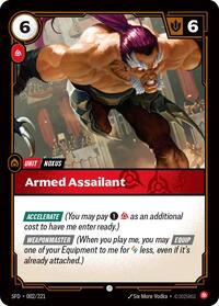 Armed Assailant - 002/221 - Spiritforged (SFD) - Normal