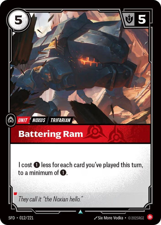 Battering Ram - 012/221 - Spiritforged (SFD) - Foil