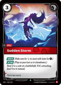 Sudden Storm - 017/221 - Spiritforged (SFD) - Normal