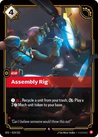 Assembly Rig - 019/221 - Spiritforged (SFD) - Foil