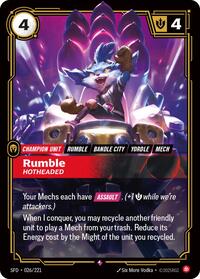 Rumble - Hotheaded - 026/221 - Spiritforged (SFD) - Foil