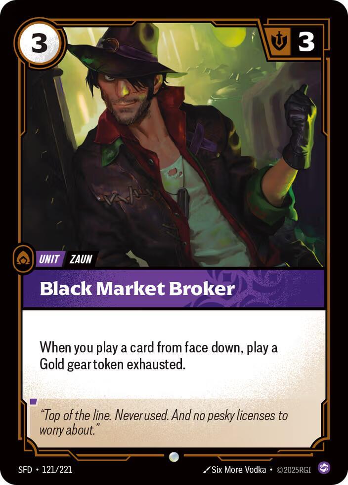 Black Market Broker - 121/221 - Spiritforged (SFD) - Normal