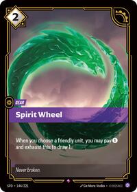 Spirit Wheel - 144/221 - Spiritforged (SFD) - Foil