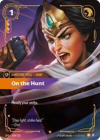 On the Hunt - 204/221 - Spiritforged (SFD) - Foil