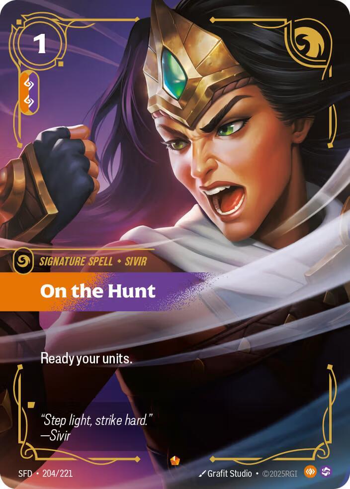On the Hunt - 204/221 - Spiritforged (SFD) - Foil