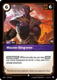 Master Bingwen - 127/221 - Spiritforged (SFD) - Normal