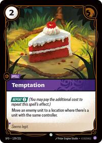 Temptation - 129/221 - Spiritforged (SFD) - Normal