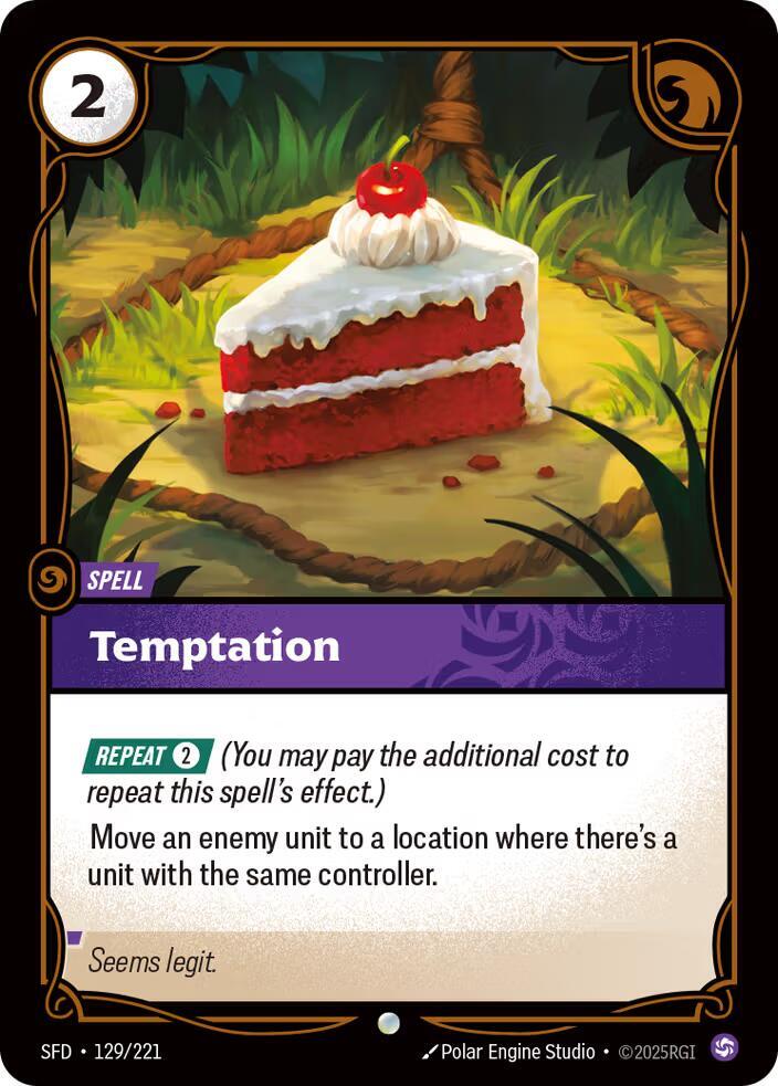 Temptation - 129/221 - Spiritforged (SFD) - Foil