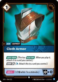Cloth Armor - 064/221 - Spiritforged (SFD) - Normal