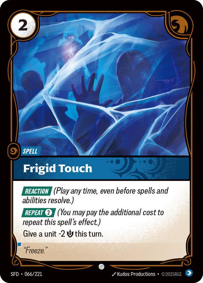 Frigid Touch - 066/221 - Spiritforged (SFD) - Normal