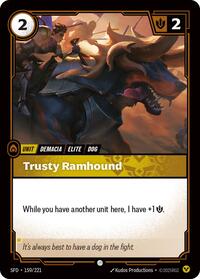 Trusty Ramhound - 159/221 - Spiritforged (SFD) - Normal