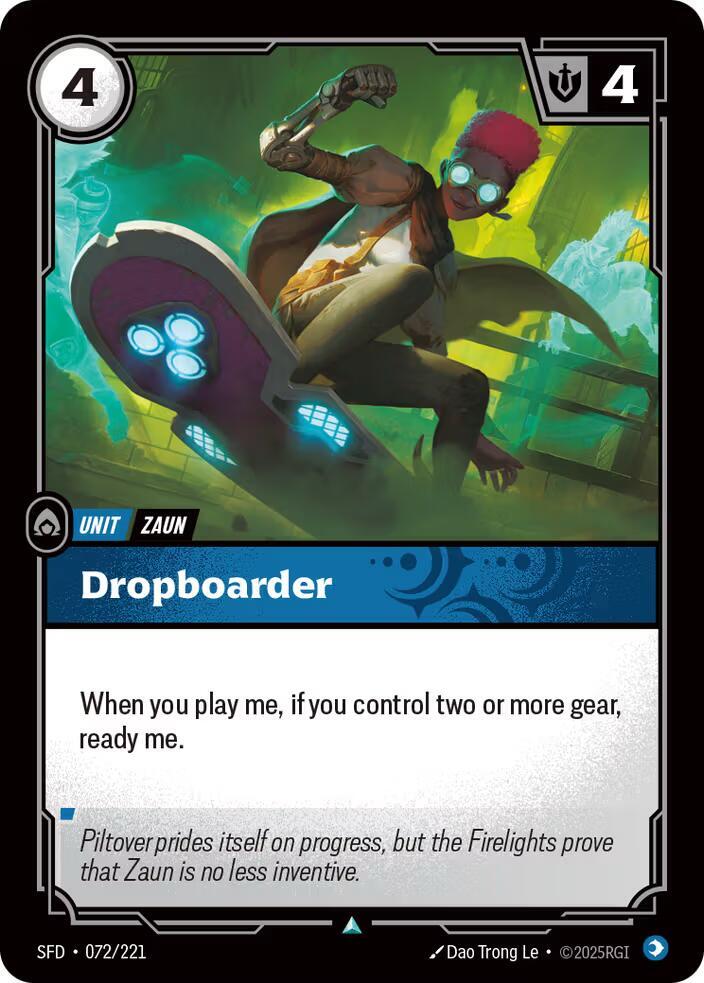 Dropboarder - 072/221 - Spiritforged (SFD) - Foil