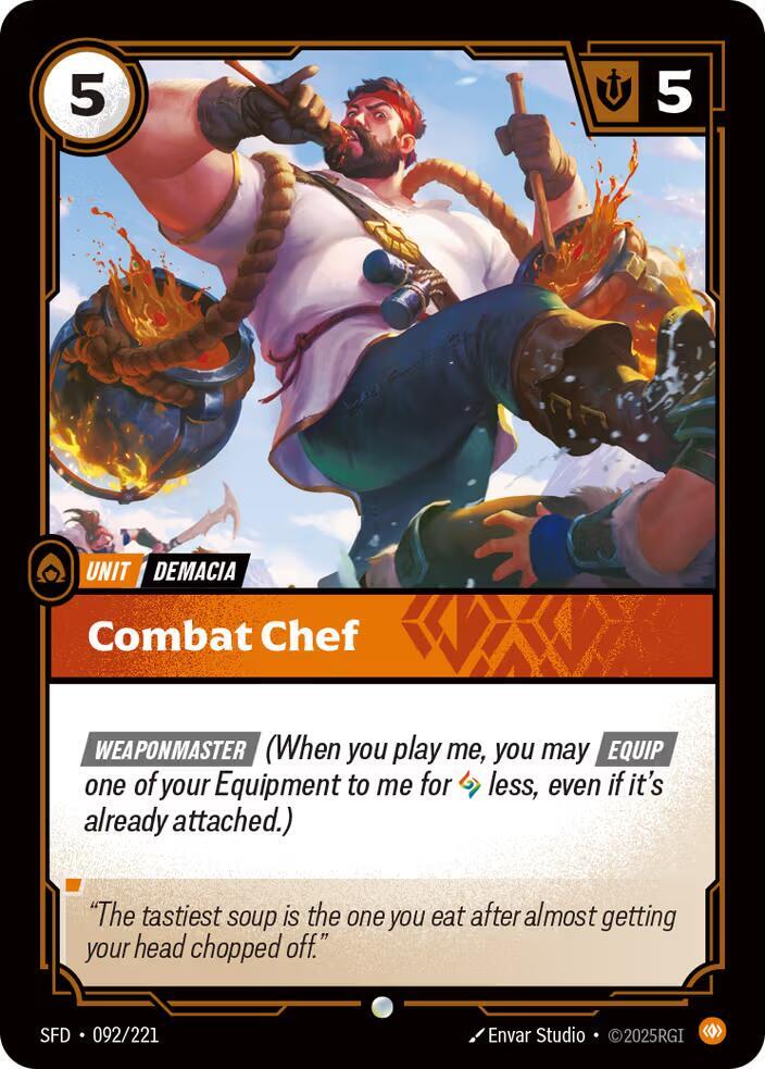Combat Chef - 092/221 - Spiritforged (SFD) - Foil