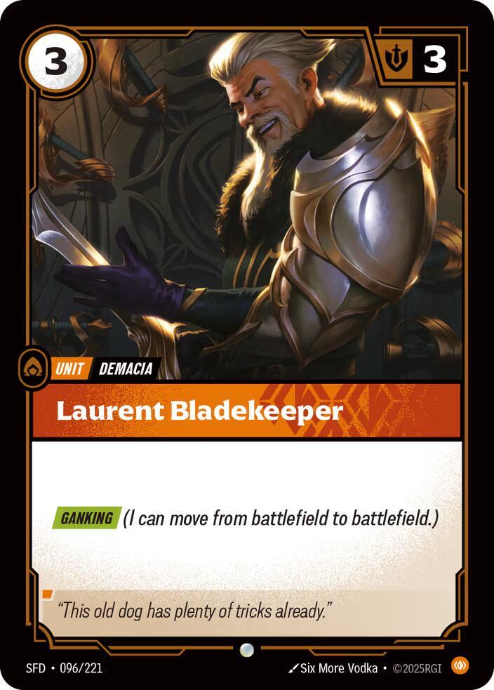 Laurent Bladekeeper - 096/221 - Spiritforged (SFD) - Normal