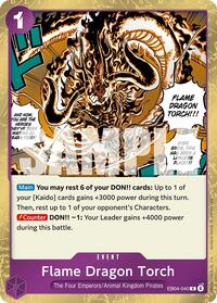 Flame Dragon Torch - EB04-040 - The Azure Sea's Seven (OP14)