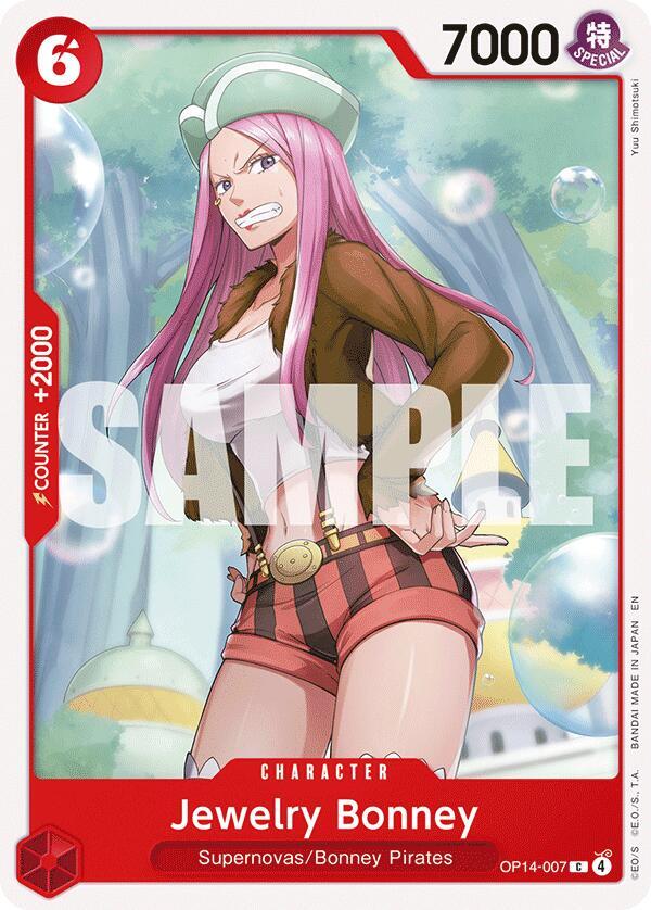 Jewelry Bonney - OP14-007 - The Azure Sea's Seven (OP14) - Normal