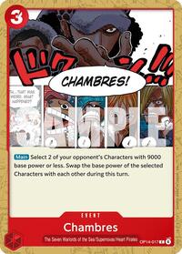 Chambres - OP14-017 - The Azure Sea's Seven (OP14) - Normal