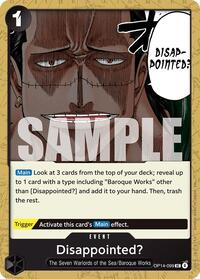 Disappointed? - OP14-099 - The Azure Sea's Seven (OP14) - Normal