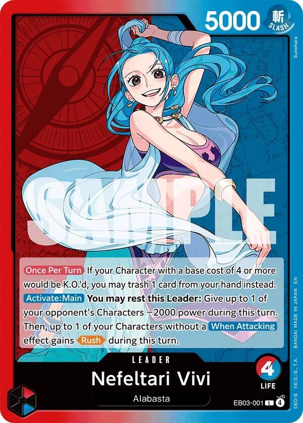 Nefeltari Vivi (001) - EB03-001 - Extra Booster: One Piece Heroines Edition (EB-03) - Normal