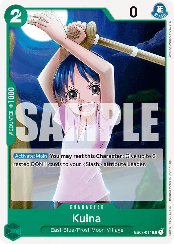 Kuina - EB03-014 - Extra Booster: One Piece Heroines Edition (EB-03) - Normal