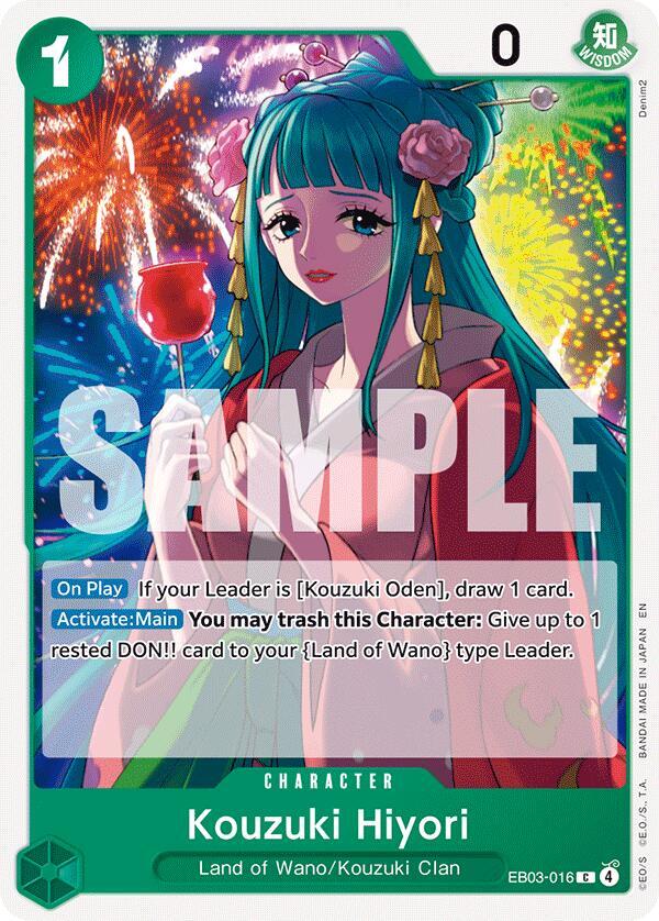 Kouzuki Hiyori - EB03-016 - Extra Booster: One Piece Heroines Edition (EB-03) - Normal