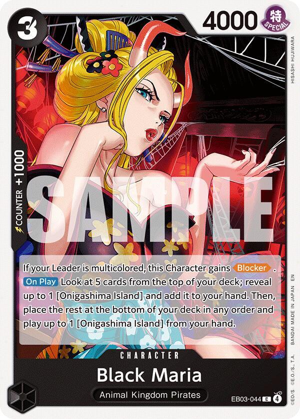 Black Maria - EB03-044 - Extra Booster: One Piece Heroines Edition (EB-03) - Normal