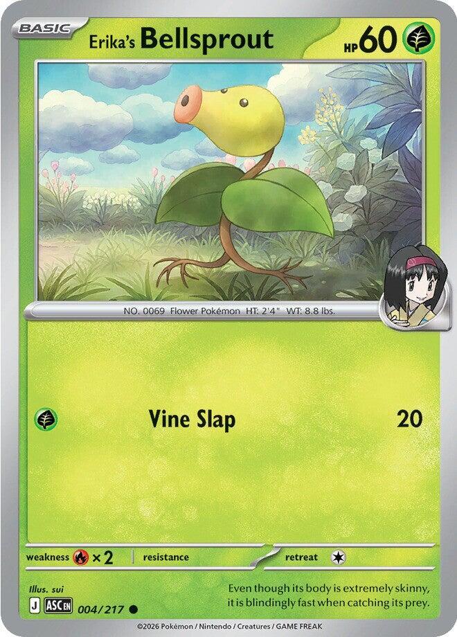 Erika's Bellsprout - 004/217 - ME: Ascended Heroes (ASC) - Normal - Pokemon TCG Card