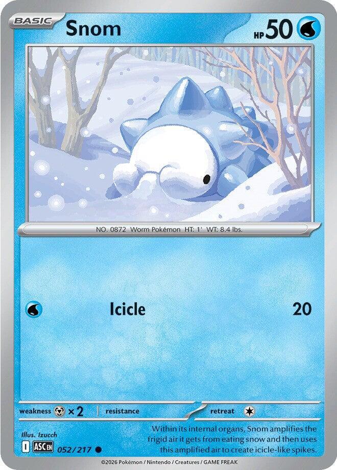 Snom - 052/217 - ME: Ascended Heroes (ASC) - Normal - Pokemon TCG Card
