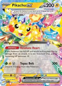 Pikachu ex - 057/217 - ME: Ascended Heroes (ASC) - Double Rare