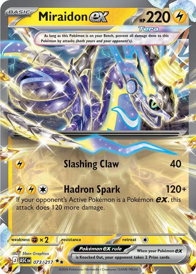 Miraidon ex - 073/217 - ME: Ascended Heroes (ASC) - Holofoil - Pokemon TCG Card