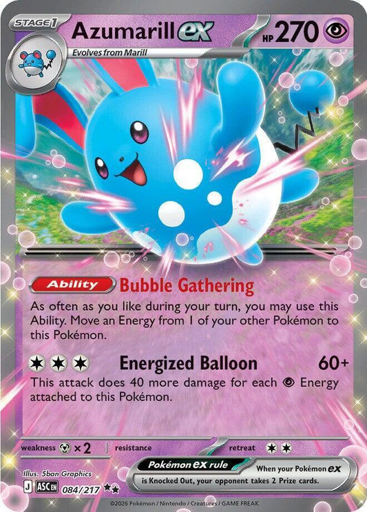 Azumarill ex - 084/217 - ME: Ascended Heroes (ASC)