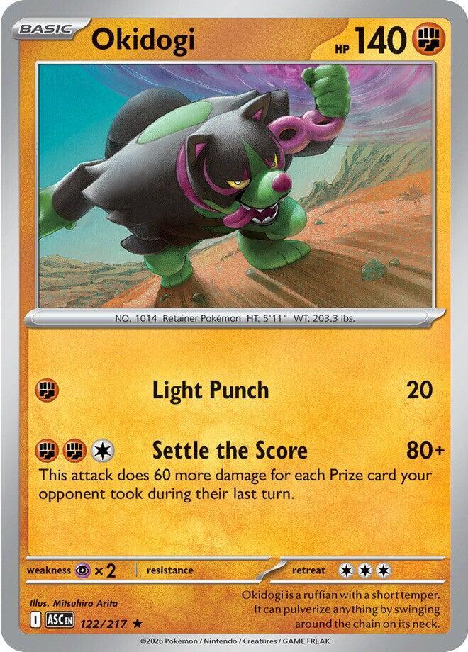 Okidogi - 122/217 - ME: Ascended Heroes (ASC) - Holofoil - Pokemon TCG Card
