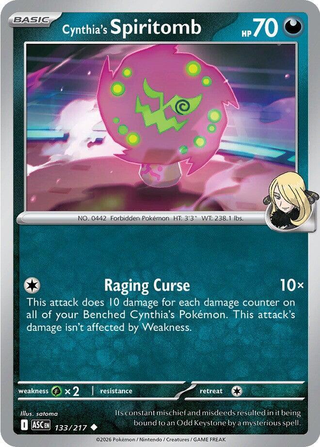 Cynthia's Spiritomb - 133/217 - ME: Ascended Heroes (ASC) - Uncommon - Normal - Pokemon TCG Card