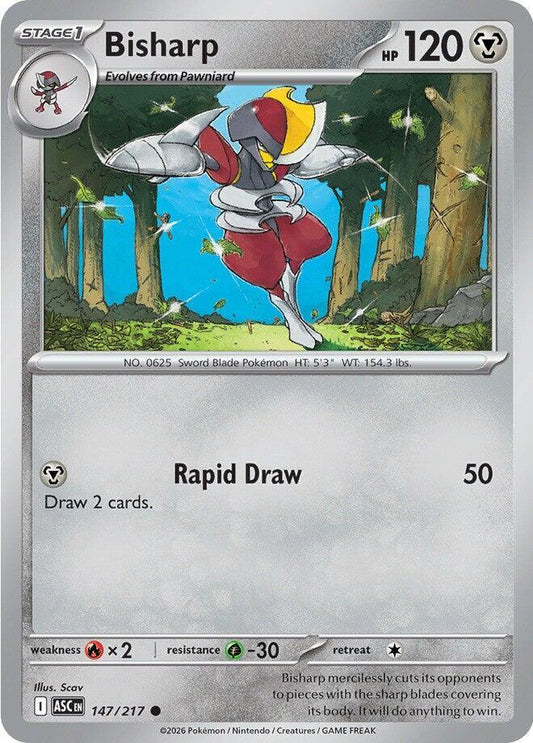 Bisharp - 147/217 - ME: Ascended Heroes (ASC) - Normal - Pokemon TCG Card