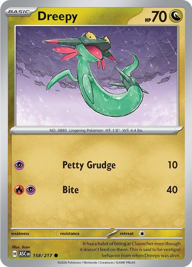 Dreepy - 158/217 - ME: Ascended Heroes (ASC) - Common - Normal - Pokemon TCG Card