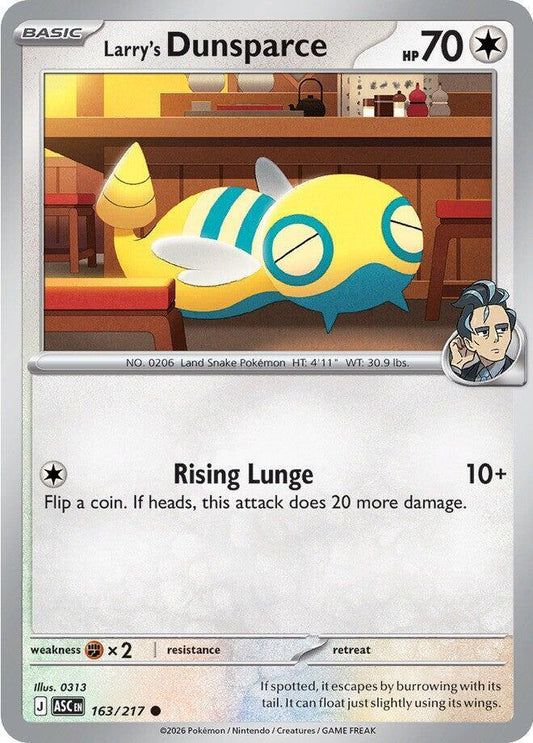 Larry's Dunsparce - 163/217 - ME: Ascended Heroes (ASC) - Normal - Pokemon TCG Card