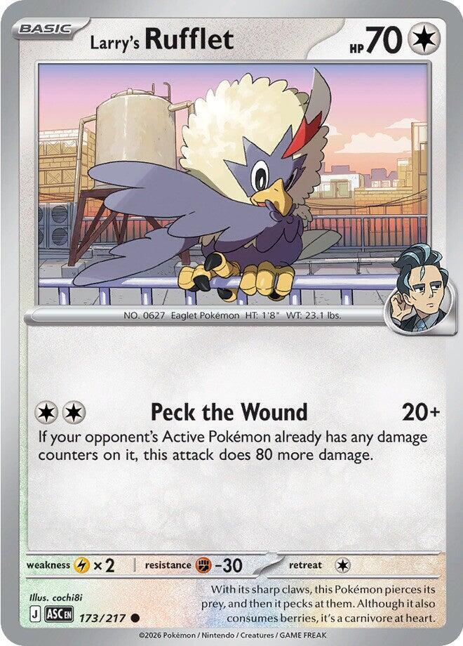 Larry's Rufflet - 173/217 - ME: Ascended Heroes (ASC) - Normal - Pokemon TCG Card